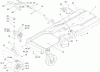 Toro 74433 (ZD420) - TimeCutter ZD420 Riding Mower, 2011 (311000001-311999999) Ersatzteile FRAME ASSEMBLY