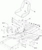 Toro 74433 (ZD420) - TimeCutter ZD420 Riding Mower, 2011 (311000001-311999999) Ersatzteile SEAT ASSEMBLY