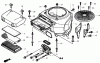 Toro 74434 (ZD530) - TimeCutter ZD530 Riding Mower, 2007 (270000001-270999999) Ersatzteile FAN COVER ASSEMBLY HONDA GXV530 EXA2