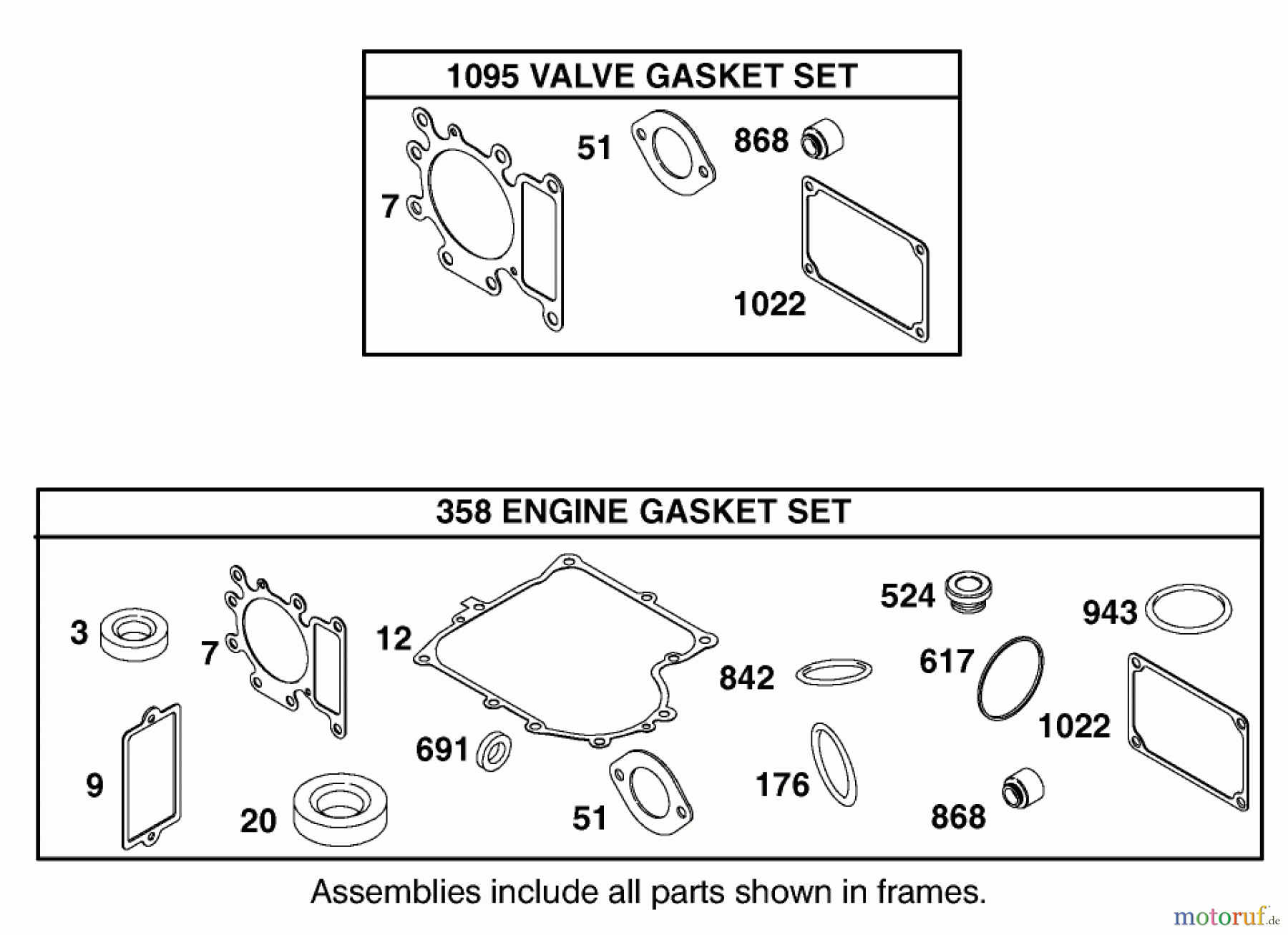 Toro Neu Mowers, Zero-Turn 74501 (Z16-44) - Toro Z16-44 TimeCutter Z Riding Mower, 2001 (210000001-210999999) GASKET ASSEMBLY BRIGGS AND STRATTON 311777-0117-E1 #2