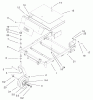 Toro 74501 (Z16-44) - Z16-44 TimeCutter Z Riding Mower, 2002 (220000001-220999999) Ersatzteile FRONT FRAME ASSEMBLY