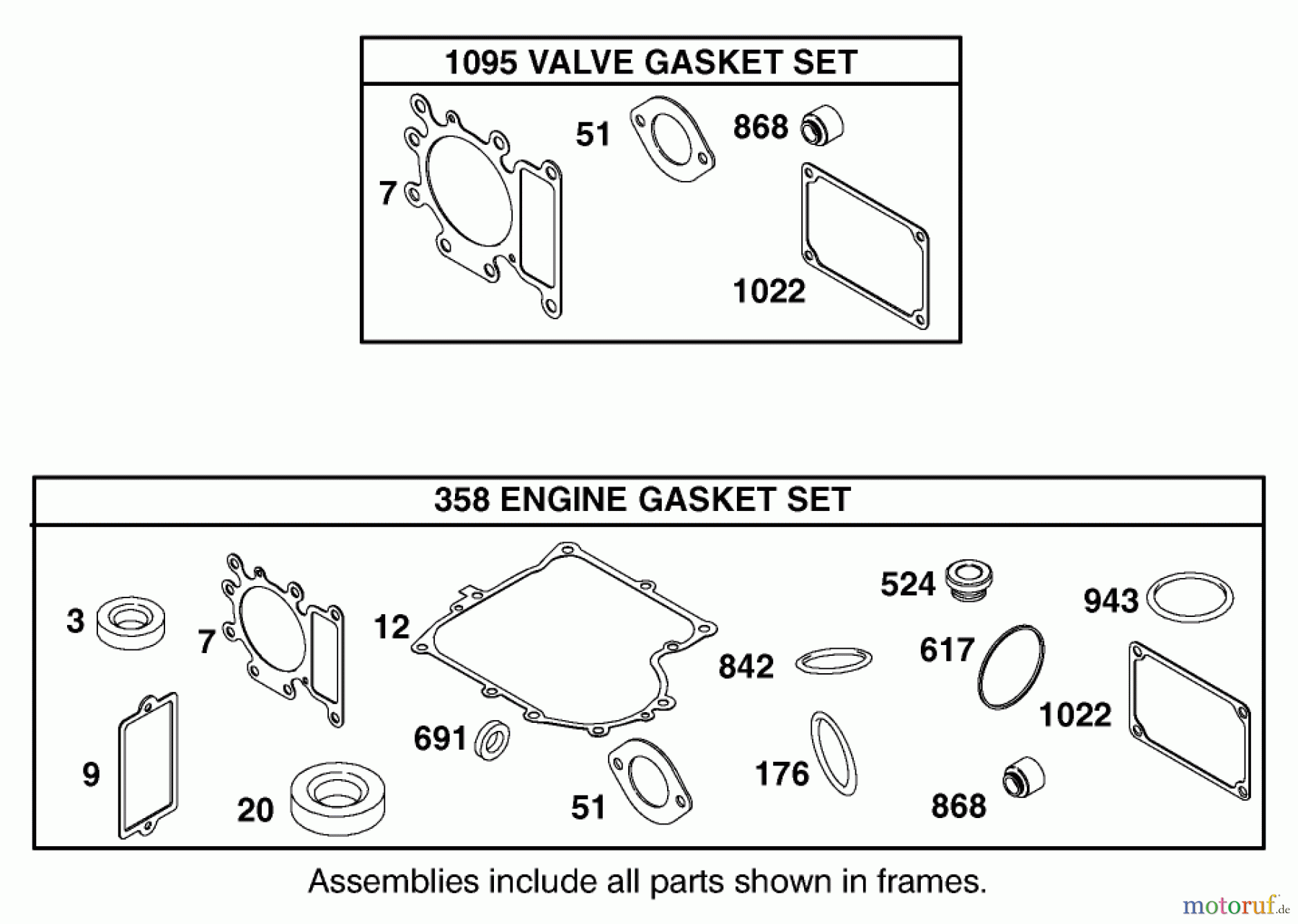 Toro Neu Mowers, Zero-Turn 74501 (Z16-44) - Toro Z16-44 TimeCutter Z Riding Mower, 2002 (220000001-220999999) GASKET ASSEMBLY BRIGGS AND STRATTON 311777-0117-E1 #2