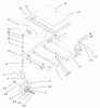 Toro 74502 (Z16-44) - Z16-44 TimeCutter Z Riding Mower, 2002 (220000001-220999999) Ersatzteile FRONT FRAME ASSEMBLY