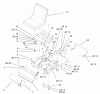 Toro 74502 (Z16-44) - Z16-44 TimeCutter Z Riding Mower, 2002 (220000001-220999999) Ersatzteile MAIN FRAME ASSEMBLY