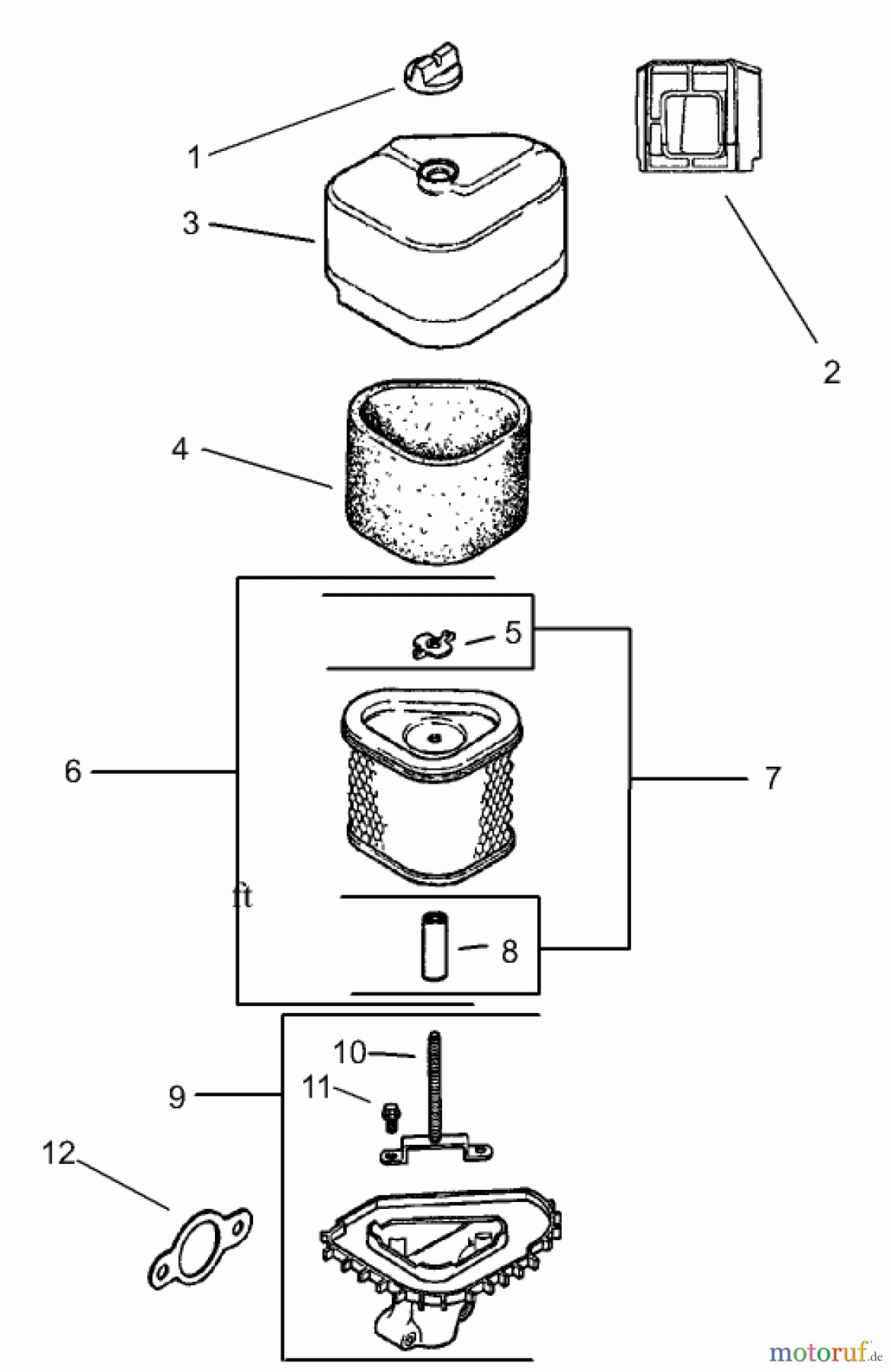  Toro Neu Mowers, Zero-Turn 74601 (17K-44ZX) - Toro 17K-44ZX TimeCutter ZX Riding Mower, 2003 (230000001-230999999) AIR INTAKE/FILTRATION ASSEMBLY KOHLER CV 490S-27503