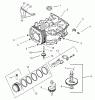 Toro 74601 (17K-44ZX) - 17K-44ZX TimeCutter ZX Riding Mower, 2003 (230000001-230999999) Ersatzteile CRANKCASE ASSEMBLY KOHLER CV 490S-27503