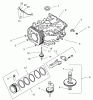 Toro 74601 (Z17-44) - Z17-44 TimeCutter Z Riding Mower, 2001 (210000001-210999999) Ersatzteile CRANKCASE ASSEMBLY KOHLER CV 490-27503