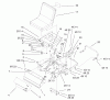 Toro 74601 (Z17-44) - Z17-44 TimeCutter Z Riding Mower, 2001 (210000001-210999999) Ersatzteile MAIN FRAME ASSEMBLY