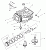 Toro 74601 (Z17-44) - Z17-44 TimeCutter Z Riding Mower, 2002 (220000001-220000912) Ersatzteile CRANKCASE ASSEMBLY KOHLER CV 490-27503