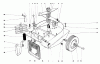 Toro 62850 - Shredder, 1972 (2000001-2999999) Ersatzteile BASE & BLADE ASSEMBLY