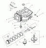 Toro 74601 (Z17-44) - Z17-44 TimeCutter Z Riding Mower, 2002 (220000913-220999999) Ersatzteile CRANKCASE ASSEMBLY KOHLER CV 490S-27503