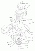 Toro 74601 (Z17-44) - Z17-44 TimeCutter Z Riding Mower, 2002 (220000913-220999999) Ersatzteile ENGINE AND CLUTCH ASSEMBLY