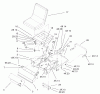 Toro 74601 (Z17-44) - Z17-44 TimeCutter Z Riding Mower, 2002 (220000913-220999999) Ersatzteile MAIN FRAME ASSEMBLY