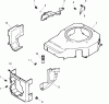 Toro 74603 (ZX440) - TimeCutter ZX440 Riding Mower, 2006 (260000001-260999999) Ersatzteile BLOWER HOUSING AND BAFFLE ASSEMBLY KOHLER CV492S-27525