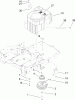 Toro 74603 (ZX440) - TimeCutter ZX440 Riding Mower, 2006 (260000001-260999999) Ersatzteile ENGINE AND CLUTCH ASSEMBLY