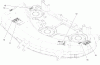 Toro 74603 (ZX440) - TimeCutter ZX440 Riding Mower, 2007 (270000001-270999999) Ersatzteile 44IN DECK DECAL ASSEMBLY