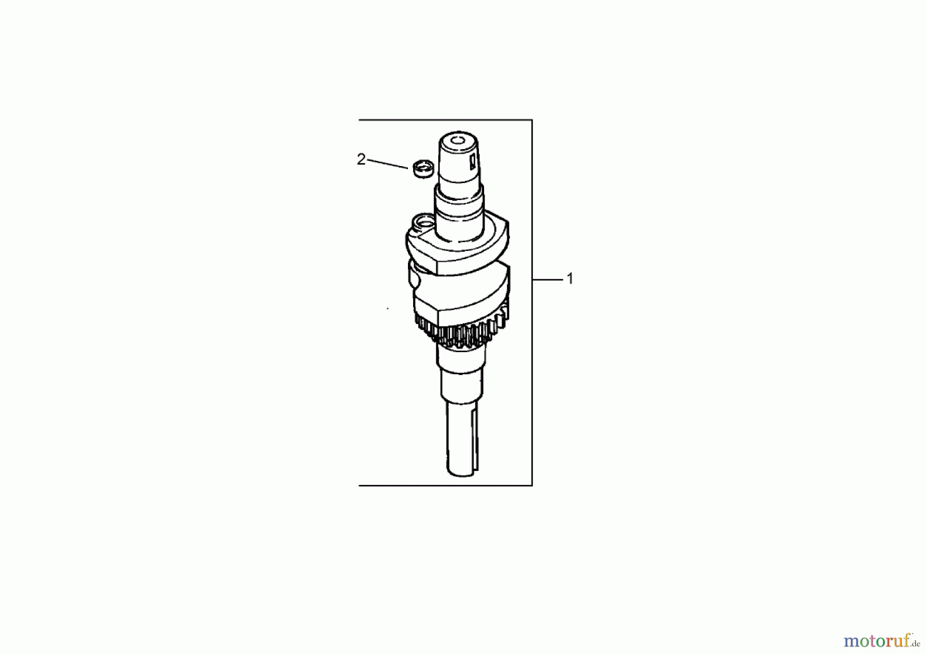  Toro Neu Mowers, Zero-Turn 74603 (ZX440) - Toro TimeCutter ZX440 Riding Mower, 2008 (280000001-280999999) CRANKSHAFT ASSEMBLY KOHLER CV492S-27525