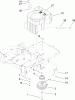 Toro 74603 (ZX440) - TimeCutter ZX440 Riding Mower, 2007 (270000001-270999999) Ersatzteile ENGINE AND CLUTCH ASSEMBLY