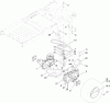 Toro 74620 (3200) - TimeCutter SS 3200 Riding Mower, 2011 (311000001-311999999) Ersatzteile HYDRO TRANSAXLE DRIVE AND REAR WHEEL ASSEMBLY