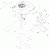 Toro 74623 (4200) - TimeCutter SS 4200 Riding Mower, 2012 (SN 312000001-312999999) Ersatzteile ENGINE AND MUFFLER ASSEMBLY