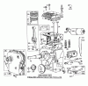 Toro 62900 - 5 hp Lawn Vacuum, 1973 (3000001-3999999) Ersatzteile ENGINE MODEL NO. 130202 TYPE 0209 BRIGGS & STRATTON