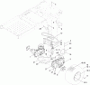 Toro 74632 (5060) - TimeCutter SS 5060 Riding Mower, 2011 (311000001-311999999) Ersatzteile HYDRO TRANSAXLE DRIVE AND REAR WHEEL ASSEMBLY