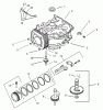 Toro 74701 (17-52ZX) - 17-52ZX TimeCutter ZX Riding Mower, 2003 (230000001-230999999) Ersatzteile CRANKCASE ASSEMBLY KOHLER CV 490S-27503