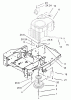 Toro 74701 (17-52ZX) - 17-52ZX TimeCutter ZX Riding Mower, 2003 (230000001-230999999) Ersatzteile ENGINE AND CLUTCH ASSEMBLY