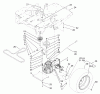 Toro 74701 (17-52ZX) - 17-52ZX TimeCutter ZX Riding Mower, 2003 (230000001-230999999) Ersatzteile HYDRO AND BELT DRIVE ASSEMBLY