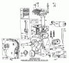 Toro 62905 - 5 hp Lawn Blower, 1973 (3000001-3999999) Ersatzteile ENGINE MODEL NO. 130202 TYPE 0209 BRIGGS & STRATTON