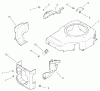 Toro 74701 (Z17-52) - Z17-52 TimeCutter Z Riding Mower, 2001 (210000001-210999999) Ersatzteile BLOWER HOUSING AND BAFFLE ASSEMBLY KOHLER CV 490-27503