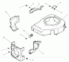 Toro 74701 (Z17-52) - Z17-52 TimeCutter Z Riding Mower, 2002 (220000001-220999999) Ersatzteile BLOWER HOUSING AND BAFFLE ASSEMBLY KOHLER CV 490-27503