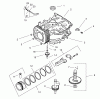Toro 74701 (Z17-52) - Z17-52 TimeCutter Z Riding Mower, 2002 (220000001-220999999) Ersatzteile CRANKCASE ASSEMBLY KOHLER CV 490-27503