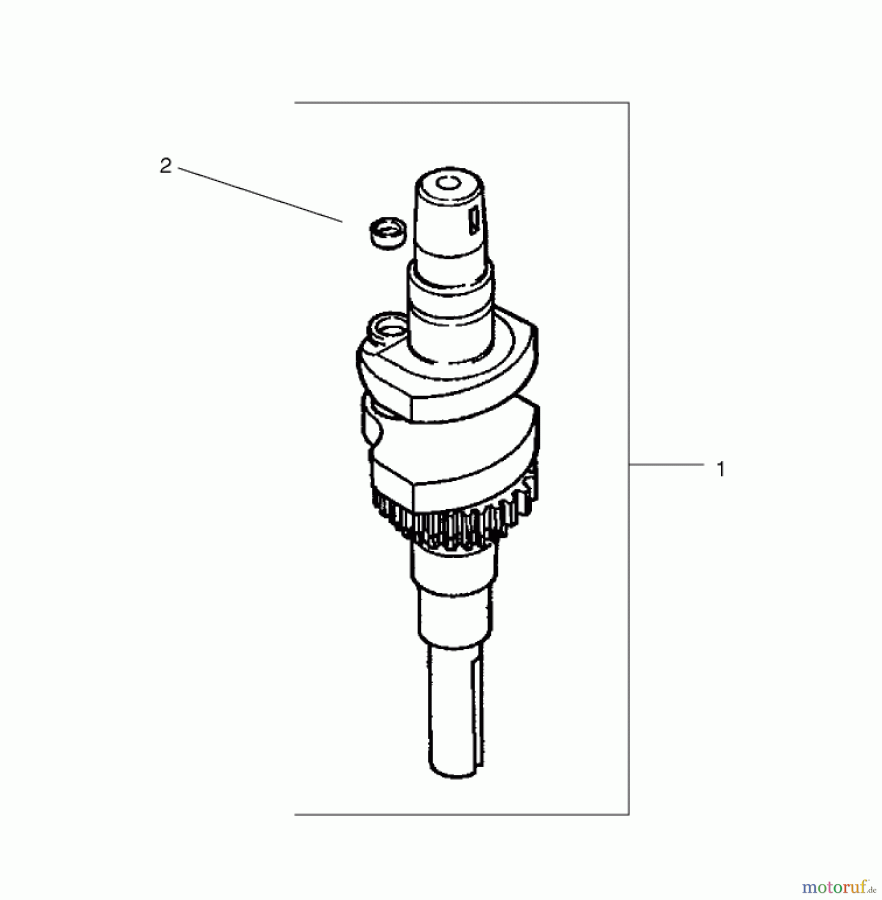 Toro Neu Mowers, Zero-Turn 74701 (Z17-52) - Toro Z17-52 TimeCutter Z Riding Mower, 2002 (220000001-220999999) CRANKSHAFT ASSEMBLY KOHLER CV 490-27503