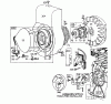Toro 62905 - 5 hp Lawn Blower, 1973 (3000001-3999999) Ersatzteile REWIND STARTER