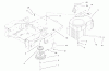 Toro 74701 (Z17-52) - Z17-52 TimeCutter Z Riding Mower, 2002 (220000001-220999999) Ersatzteile ENGINE AND CLUTCH ASSEMBLY
