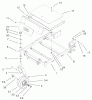 Toro 74701 (Z17-52) - Z17-52 TimeCutter Z Riding Mower, 2002 (220000001-220999999) Ersatzteile FRONT FRAME ASSEMBLY