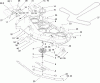 Toro 74702 (18-52ZX) - 18-52ZX TimeCutter ZX Riding Mower, 2004 (240000200-240999999) Ersatzteile 52IN DECK ASSEMBLY
