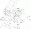 Toro 74702 (18-52ZX) - 18-52ZX TimeCutter ZX Riding Mower, 2004 (240000200-240999999) Ersatzteile MAIN FRAME ASSEMBLY