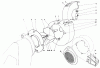 Toro 62923 - 5 hp Lawn Vacuum, 1975 (5000001-5999999) Ersatzteile BLOWER ASSEMBLY (MODELS 62912 & 62923)