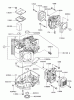 Toro 74801 (18-52ZX) - 18-52ZX TimeCutter ZX Riding Mower, 2003 (230000001-230999999) Ersatzteile CYLINDER / CRANKCASE ASSEMBLY KAWASAKI FH 531V-CS07