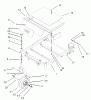 Toro 74801 (18-52ZX) - 18-52ZX TimeCutter ZX Riding Mower, 2003 (230000001-230999999) Ersatzteile FRONT FRAME ASSEMBLY