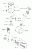 Toro 74801 (18-52ZX) - 18-52ZX TimeCutter ZX Riding Mower, 2003 (230000001-230999999) Ersatzteile LUBRICATION EQUIPMENT ASSEMBLY KAWASAKI FH531V-CS07