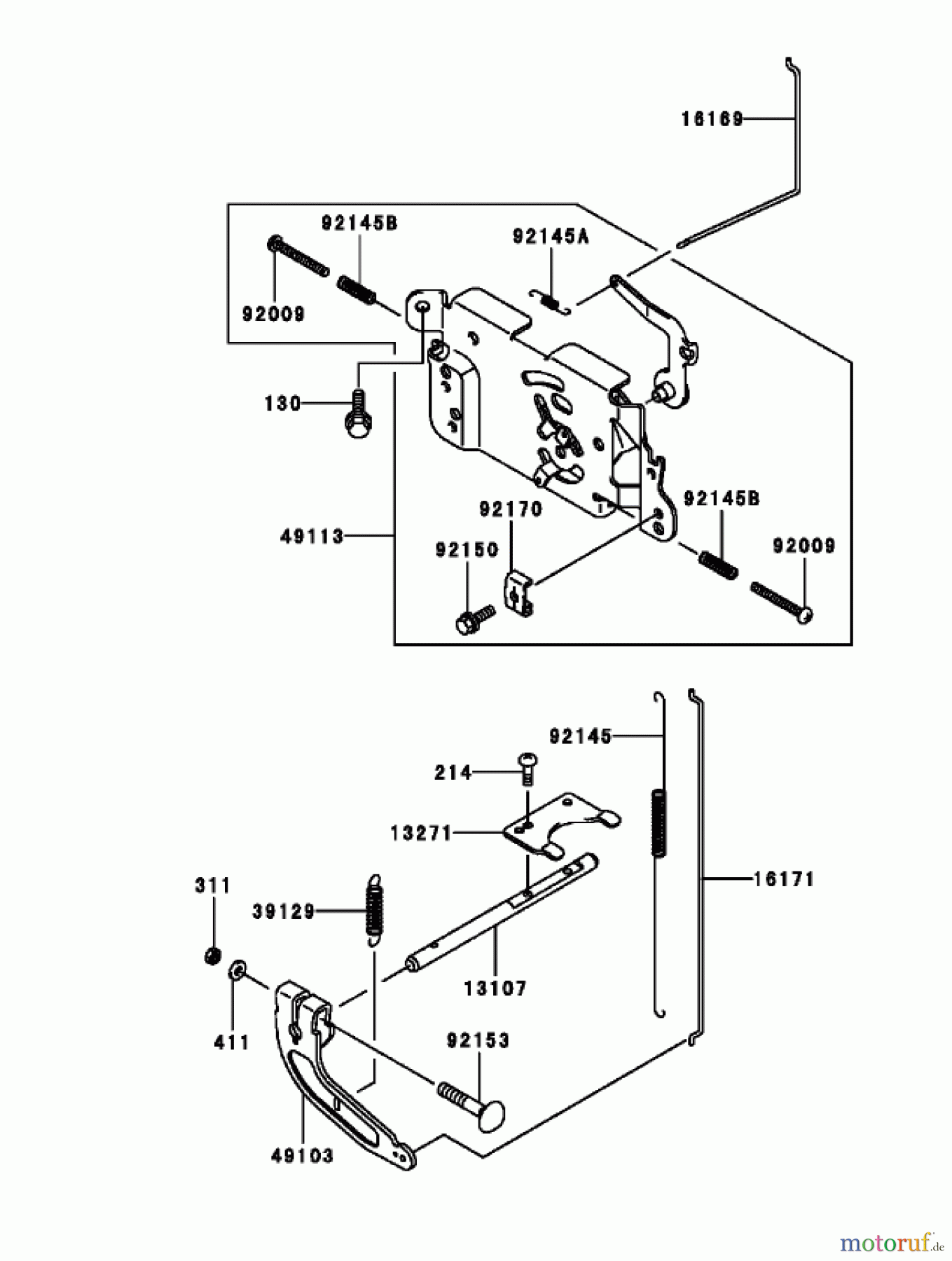  Toro Neu Mowers, Zero-Turn 74802 (19-52ZX) - Toro 19-52ZX TimeCutter ZX Riding Mower, 2004 (240000001-240000158) CONTROL EQUIPMENT ASSEMBLY KAWASAKI MODEL FH580V-AS13