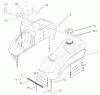 Toro 74802 (19-52ZX) - 19-52ZX TimeCutter ZX Riding Mower, 2004 (240000159-240999999) Ersatzteile FUEL TANK ASSEMBLY