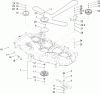 Toro 74806 (ZX525) - TimeCutter ZX525 Riding Mower, 2005 (250000001-250999999) Ersatzteile 52IN DECK BELT DRIVE ASSEMBLY