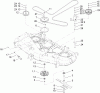 Toro 74806 (ZX525) - TimeCutter ZX525 Riding Mower, 2006 (260000001-260999999) Ersatzteile 52IN DECK BELT DRIVE ASSEMBLY