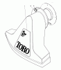 Toro 62912 - 5 hp Lawn Vacuum, 1977 (7000001-7999999) Ersatzteile SNOUT ASSEMBLY (MODELS 62912 & 62923)