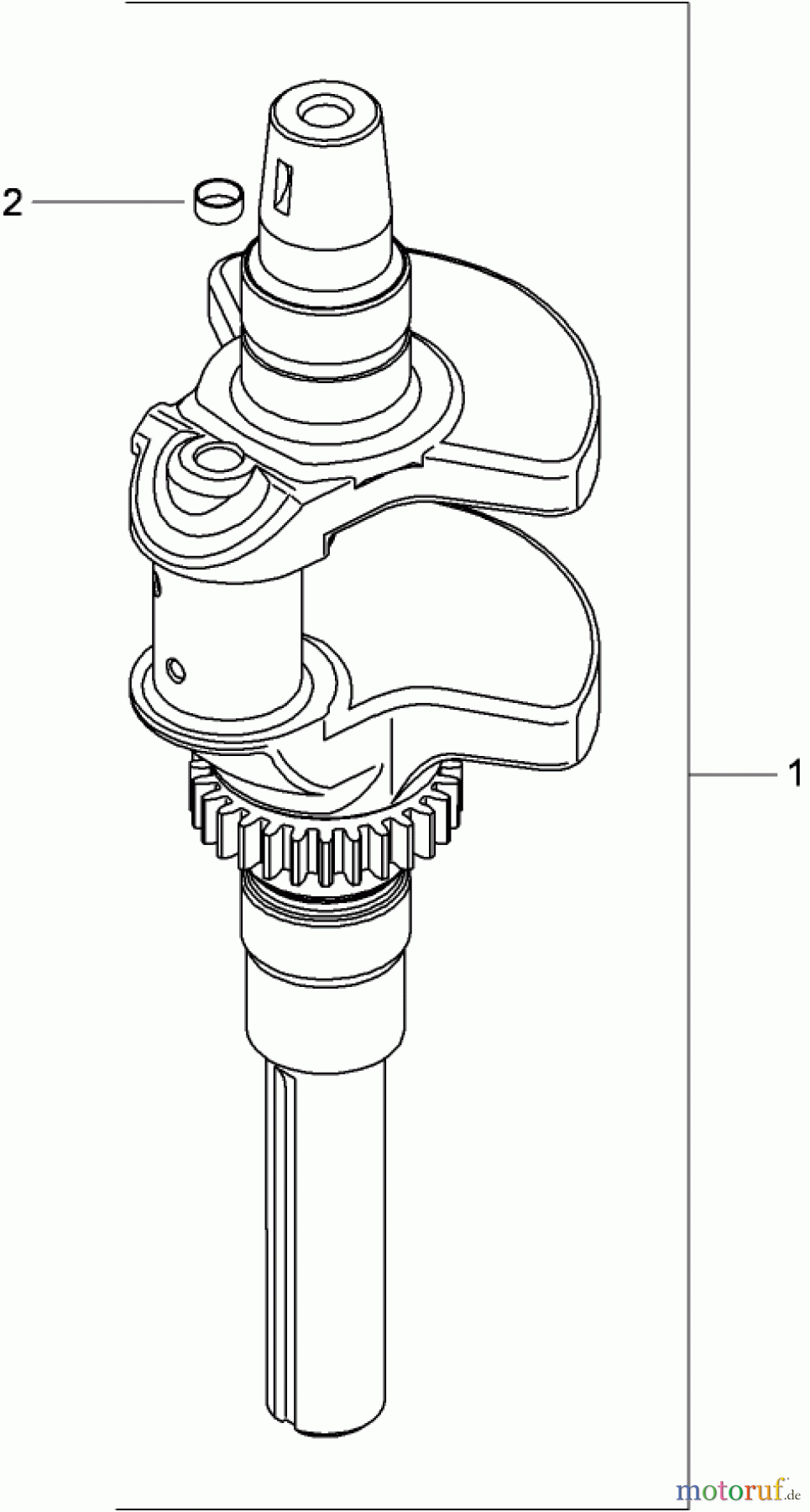 Toro Neu Mowers, Zero-Turn 74813 (Z4800) - Toro TITAN Z4800 Zero-Turn-Radius Riding Mower, 2009 (290000001-290999999) CRANKSHAFT ASSEMBLY KOHLER SV820-0013