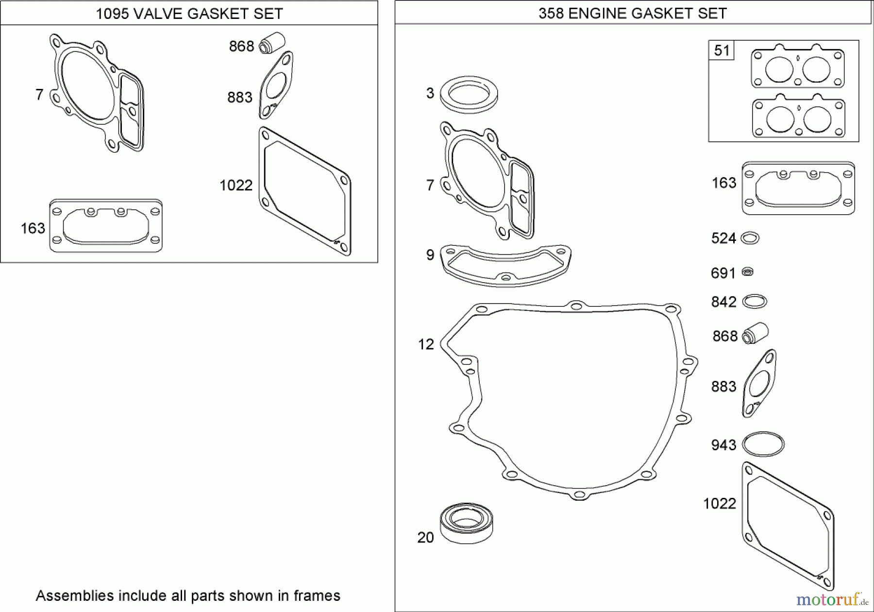 Toro Neu Mowers, Zero-Turn 74814 (Z5200) - Toro TITAN Z5200 Zero-Turn-Radius Riding Mower, 2007 (270000001-270999999) GASKET SET BRIGGS AND STRATTON 44M777-0118-E1